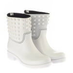Women's White Rain Boots