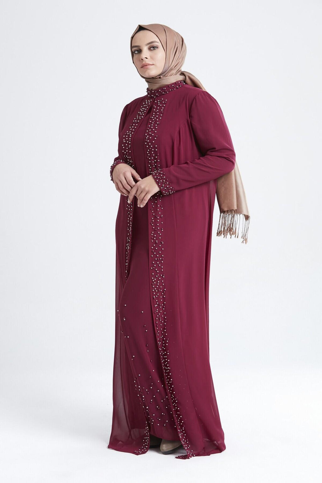 Women's Beaded Evening Dress