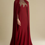 Women's Tulle Detail Evening Dress