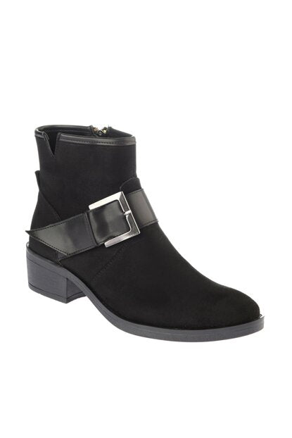 Women's Black Suede Boots