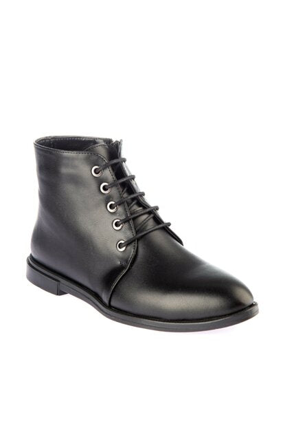 Women's Zipped Black Boots