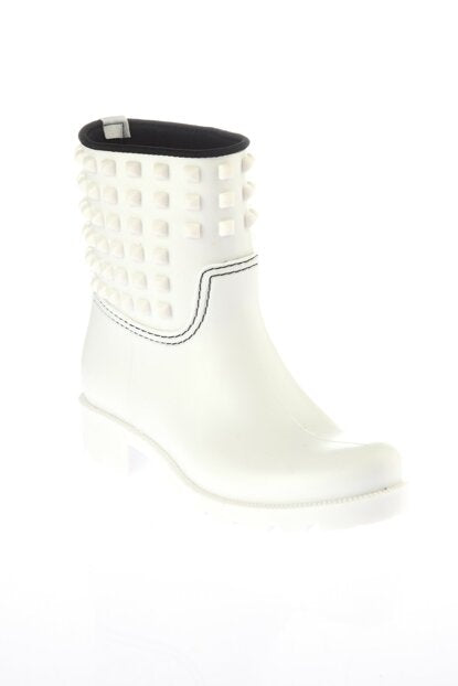 Women's White Rain Boots