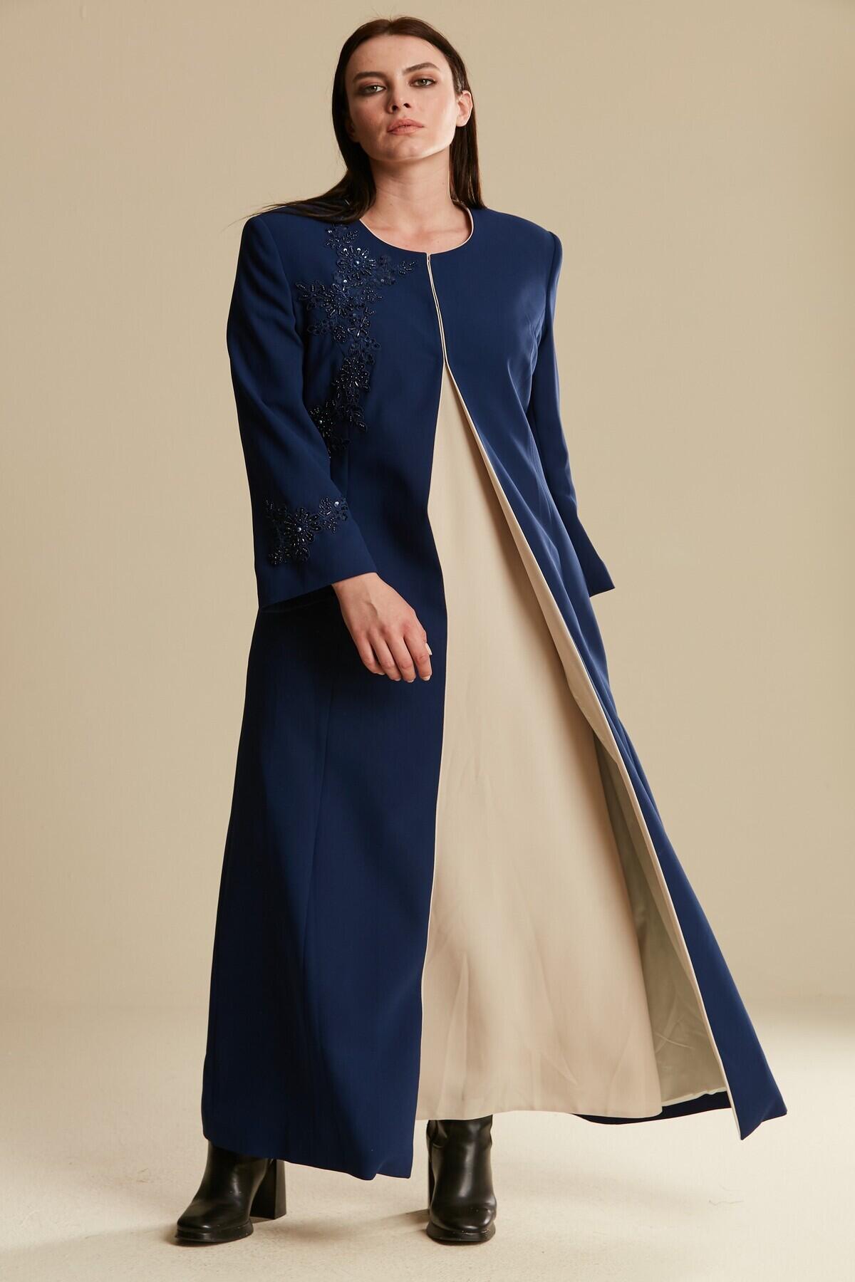Women's Long Dress & Jacket Set