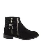 Women's Buckle Black Boot
