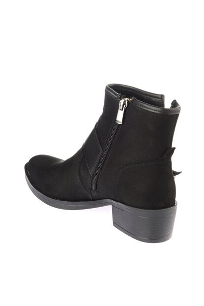 Women's Black Suede Boots