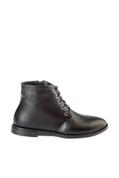 Women's Zipped Black Boots