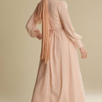 Women's Belted Evening Dress