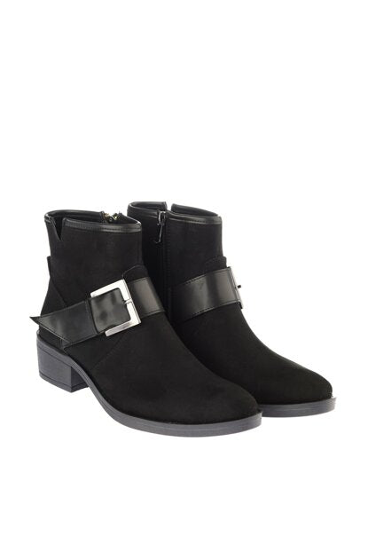 Women's Black Suede Boots