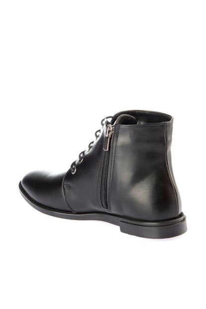 Women's Zipped Black Boots