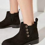 Women's Black Suede Boots
