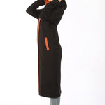 Women's Button Black Tunic