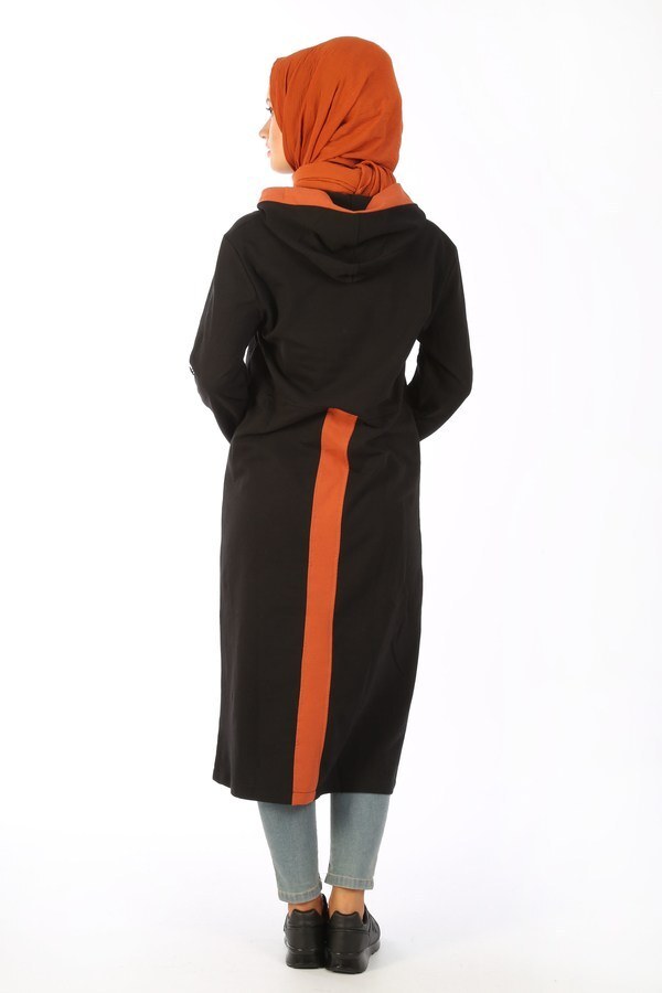 Women's Button Black Tunic