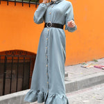 Women's Frill Long Dress