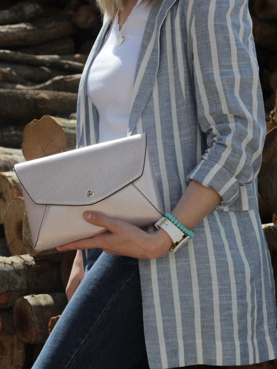 Women's Glitter Portfolio Handbag